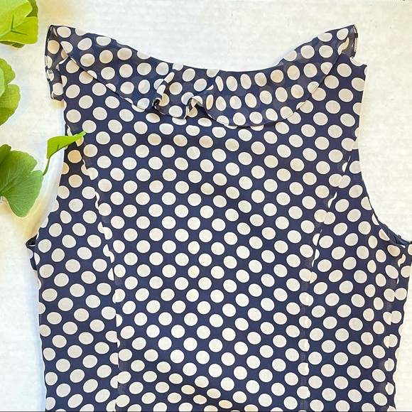 Polka dots Dress | Adrianna Papell - Picture 5 of 9